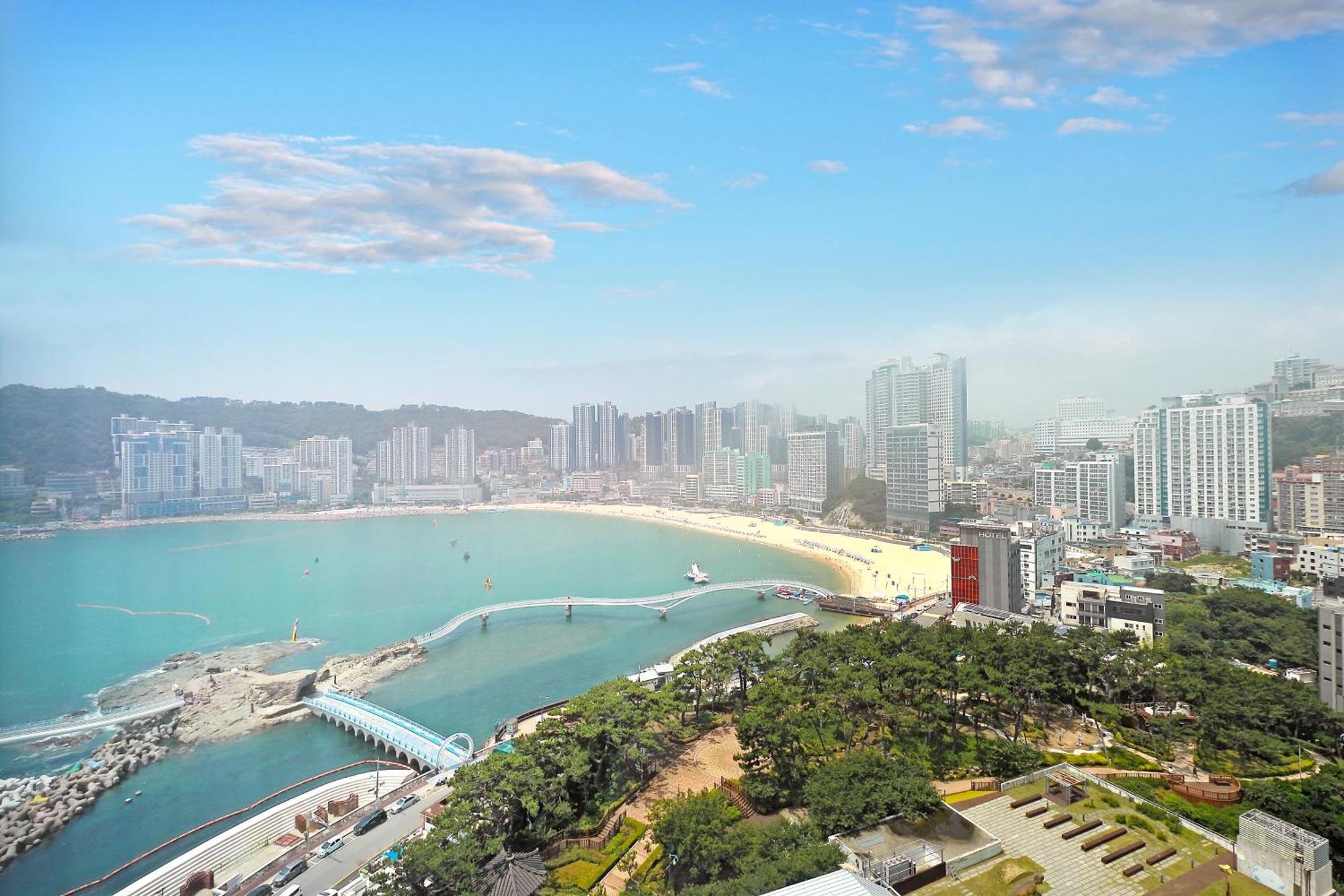 Apartamento Elmomento Songdo Ciudad Metropolitana de Ciudad Metropolitana de Busan Exterior foto