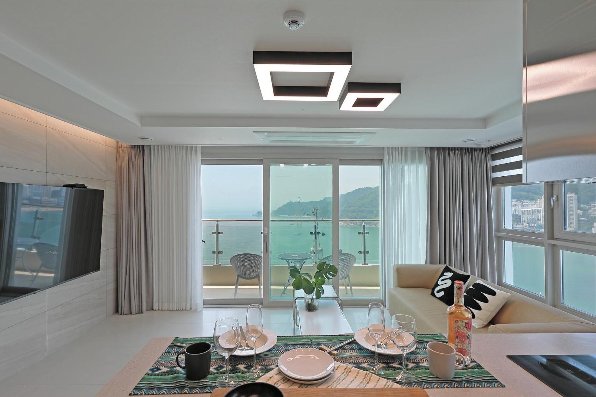 Apartamento Elmomento Songdo Ciudad Metropolitana de Ciudad Metropolitana de Busan Exterior foto