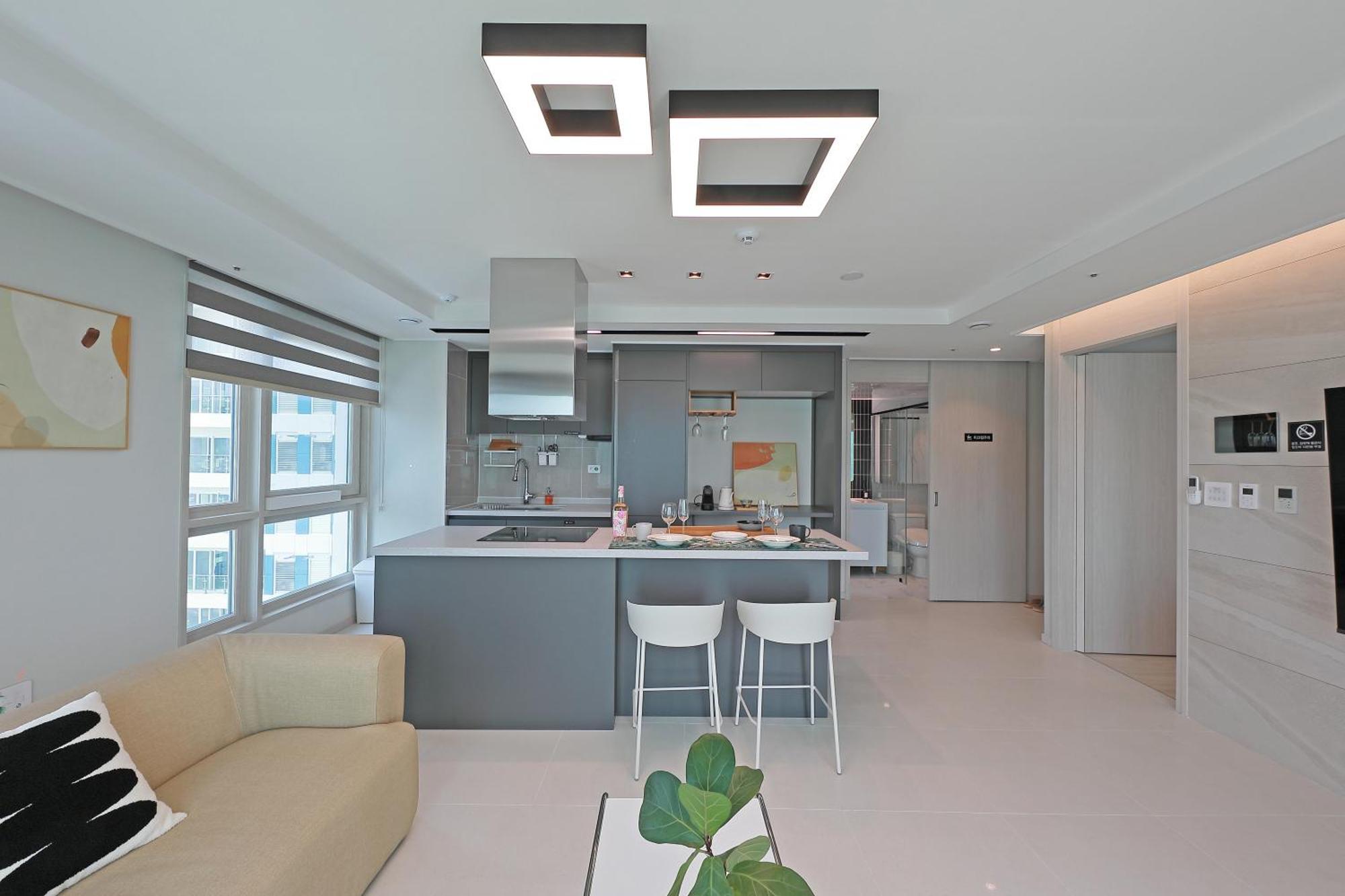 Apartamento Elmomento Songdo Ciudad Metropolitana de Ciudad Metropolitana de Busan Habitación foto