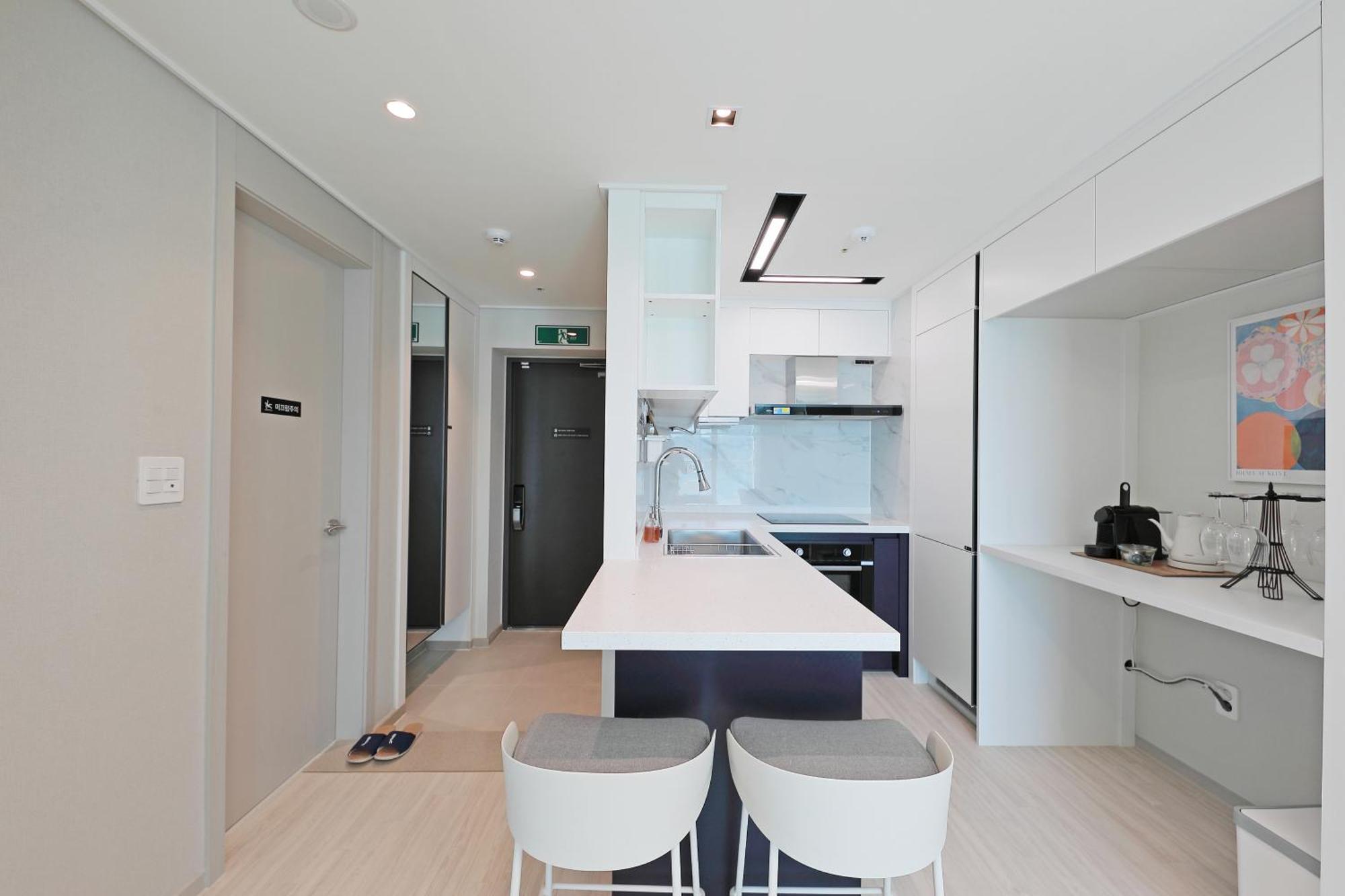 Apartamento Elmomento Songdo Ciudad Metropolitana de Ciudad Metropolitana de Busan Exterior foto