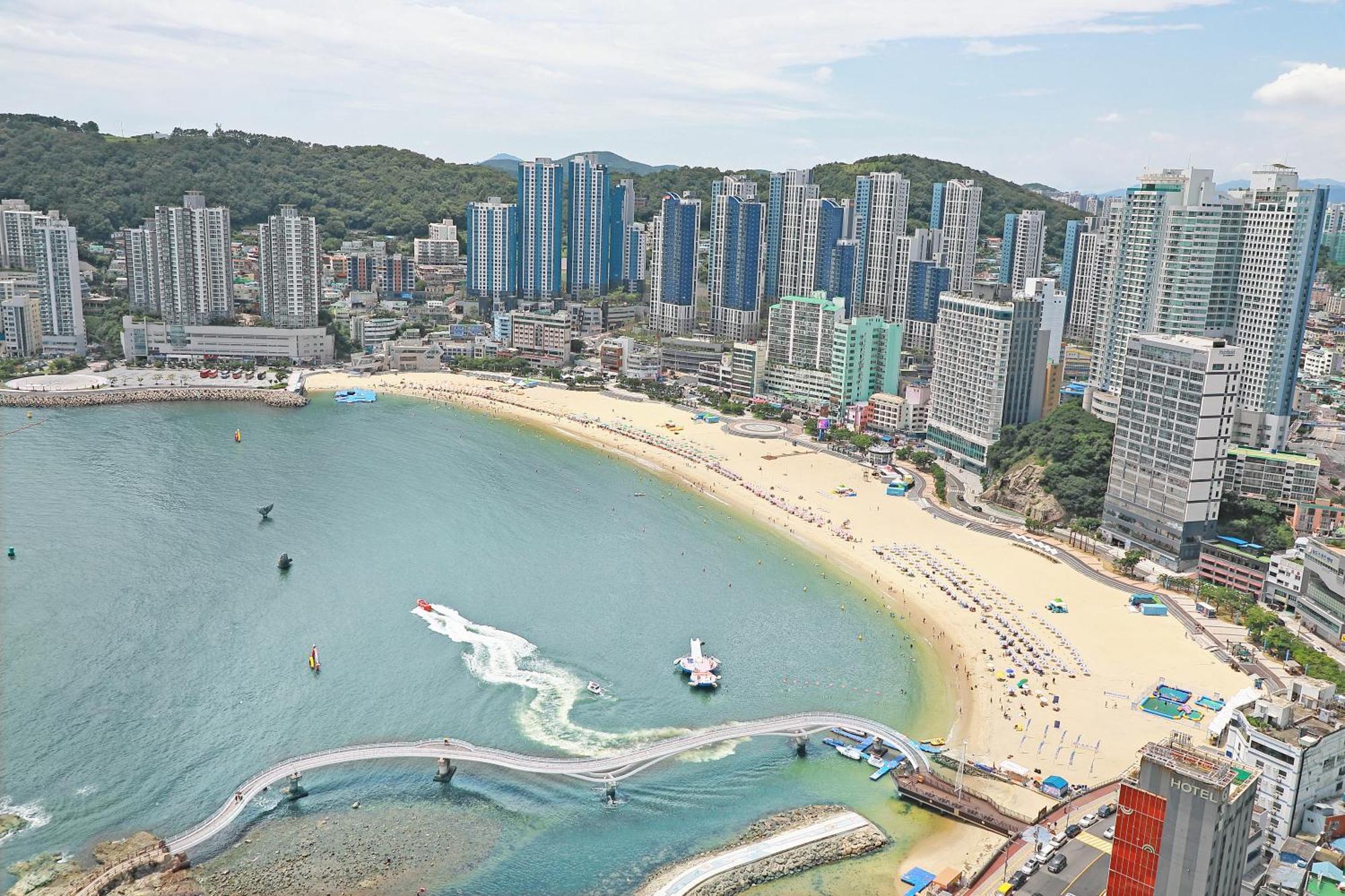 Apartamento Elmomento Songdo Ciudad Metropolitana de Ciudad Metropolitana de Busan Exterior foto