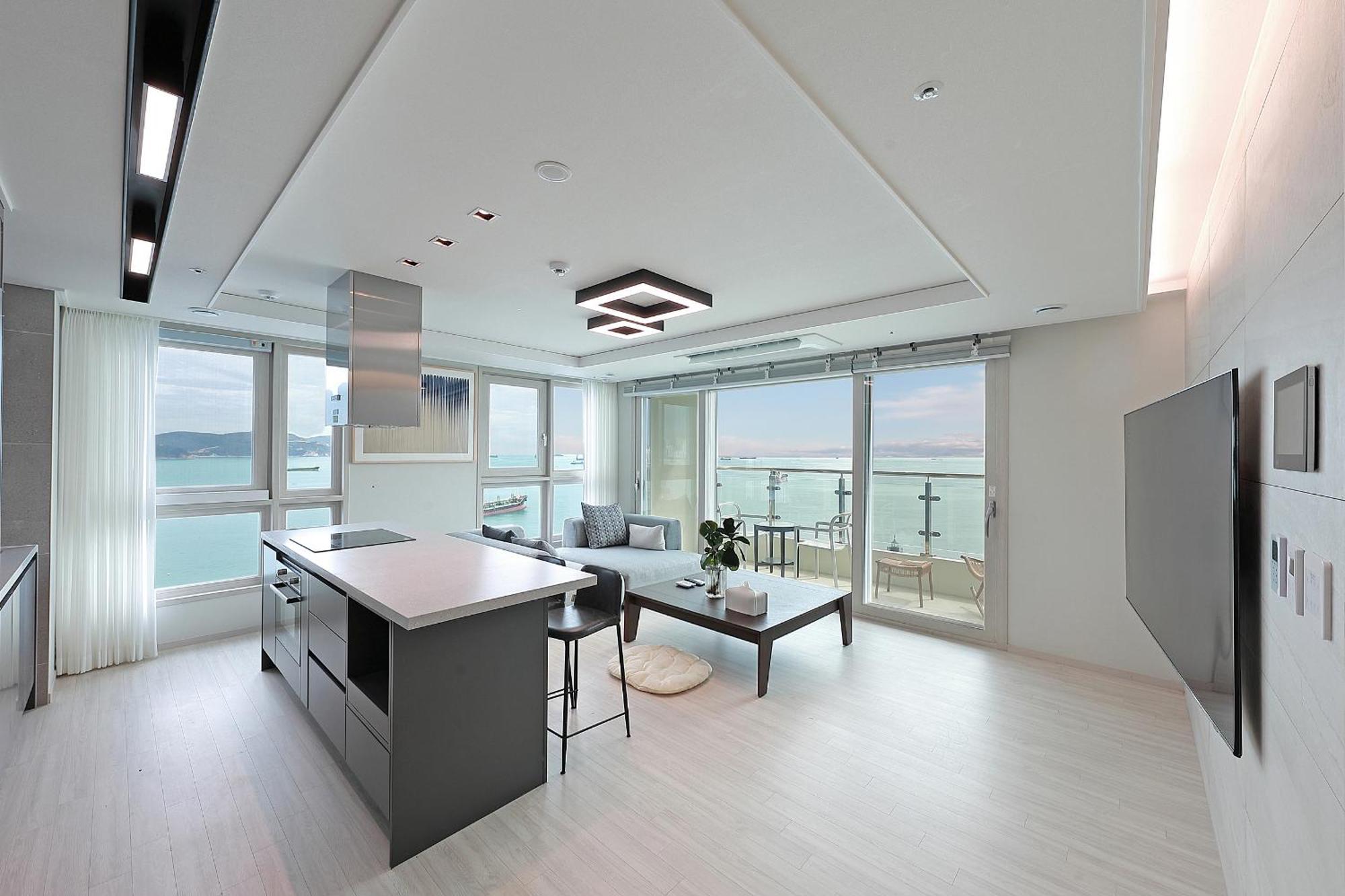 Apartamento Elmomento Songdo Ciudad Metropolitana de Ciudad Metropolitana de Busan Exterior foto