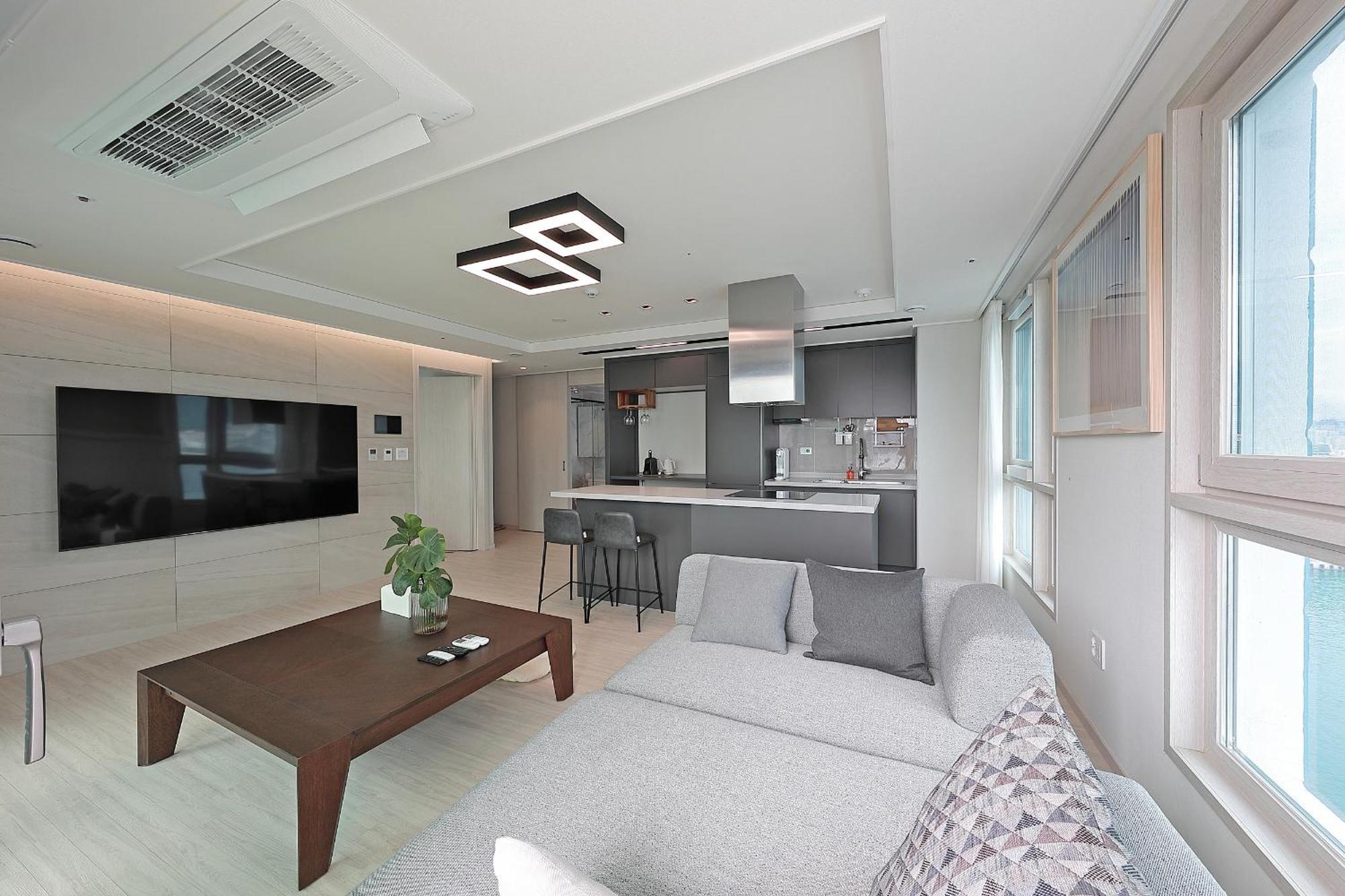 Apartamento Elmomento Songdo Ciudad Metropolitana de Ciudad Metropolitana de Busan Exterior foto